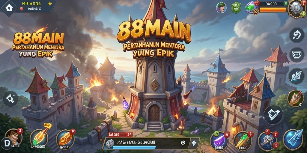 Tampilan gameplay menegangkan dari 88MAIN yang penuh strategi.