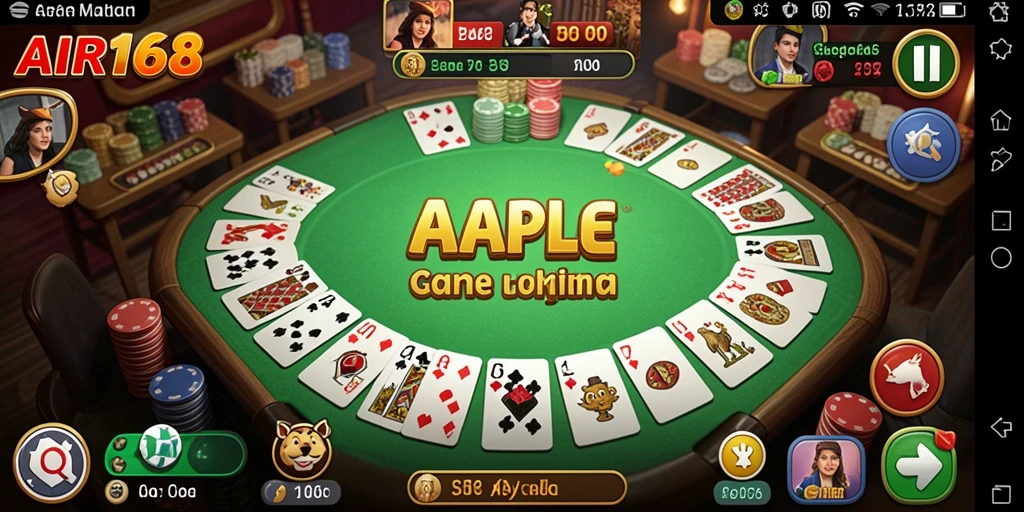 Tampilan gameplay Gaple yang seru dan interaktif di AIR168.