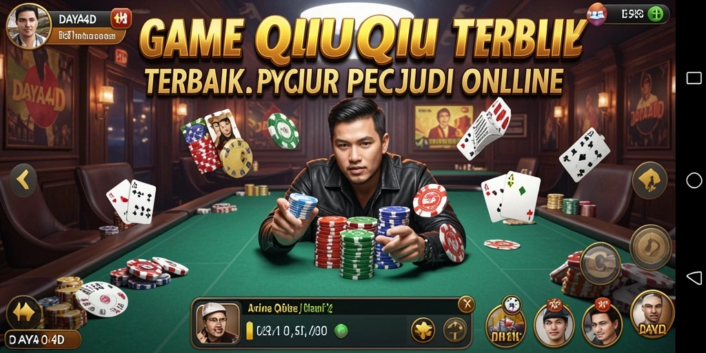 Tampilan gameplay DAYA4D yang menegangkan saat bermain QiuQiu.