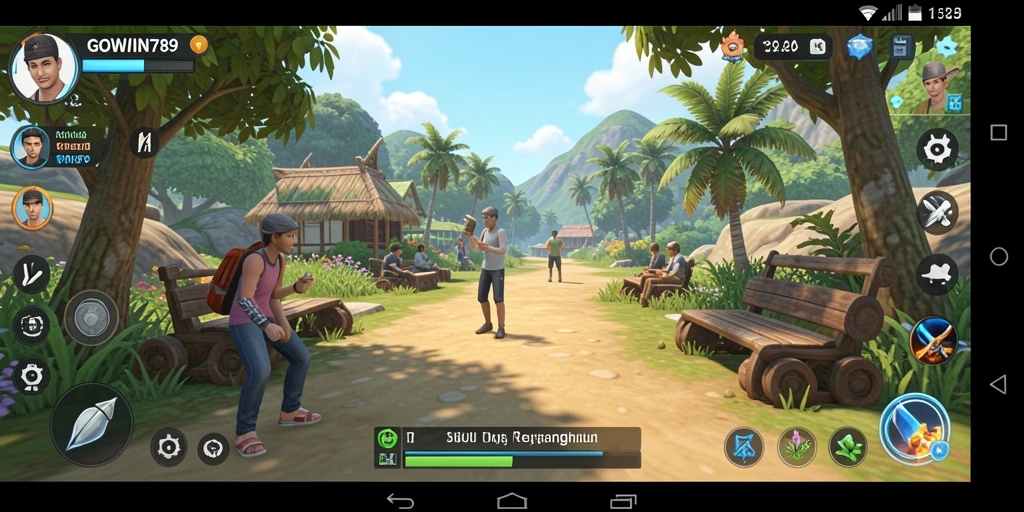 Tampilan gameplay GOWIN789 yang seru dan interaktif.