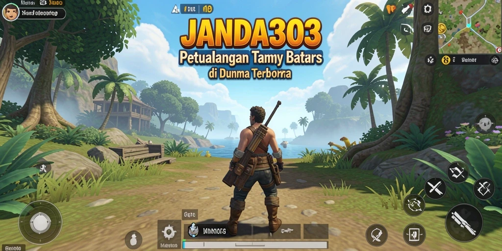 Tampilan luar biasa dari gameplay JANDA303 yang menggambarkan kebebasan eksplorasi.