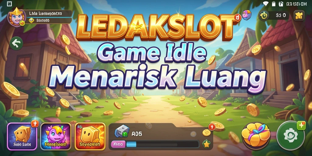 Tampilan gameplay LEDAKSLOT yang menarik dan penuh warna.