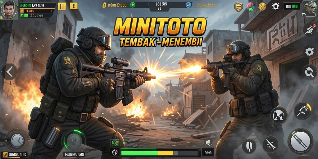 Tampilan gameplay MINITOTO yang seru dan mendebarkan di arena pertempuran.