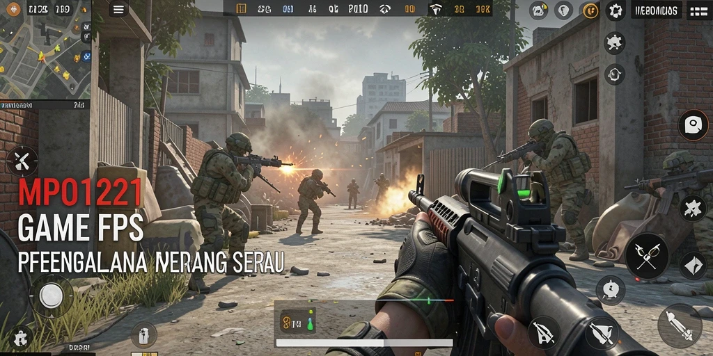 Gameplay seru dalam pertempuran FPS yang menegangkan.