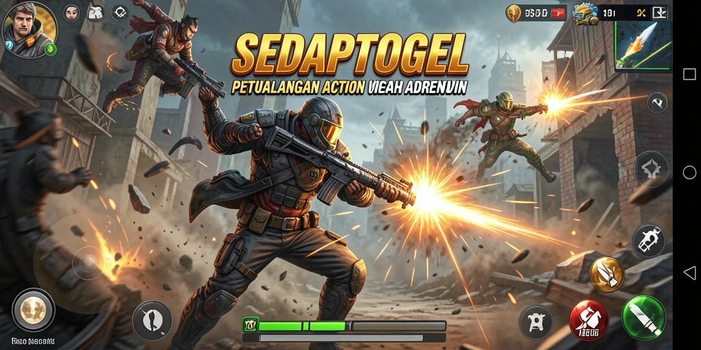 Gameplay menyenangkan di SEDAPTOGEL dengan grafik menawan.