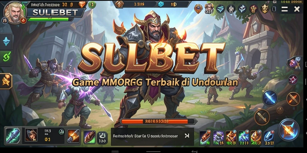 Screenshot gameplay SULEBET menampilkan pertarungan epik dalam dunia MMORPG.