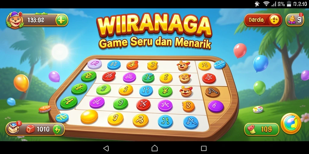Screenshot gameplay WIRANAGA menampilkan suasana seru di permainan Bingo.