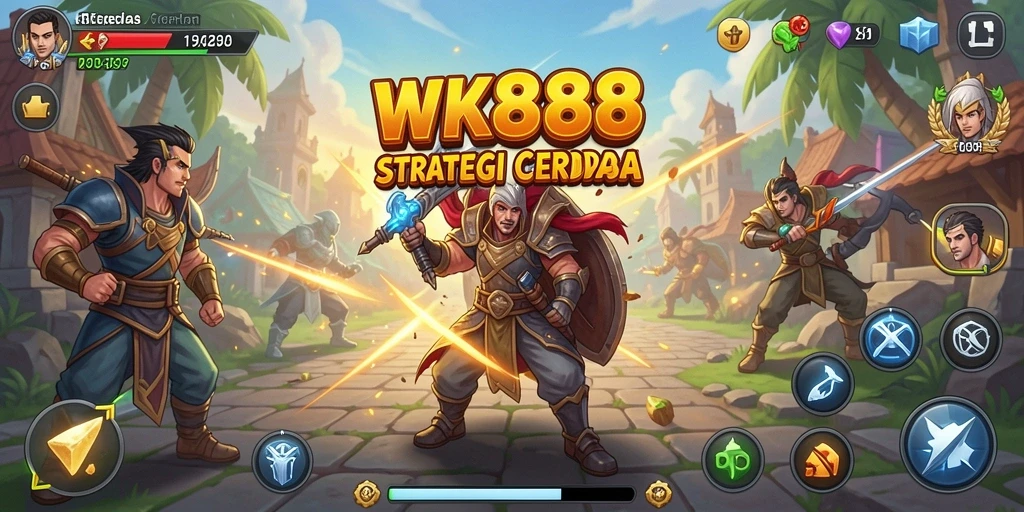 Tampilan gameplay yang mendebarkan dalam WK888.